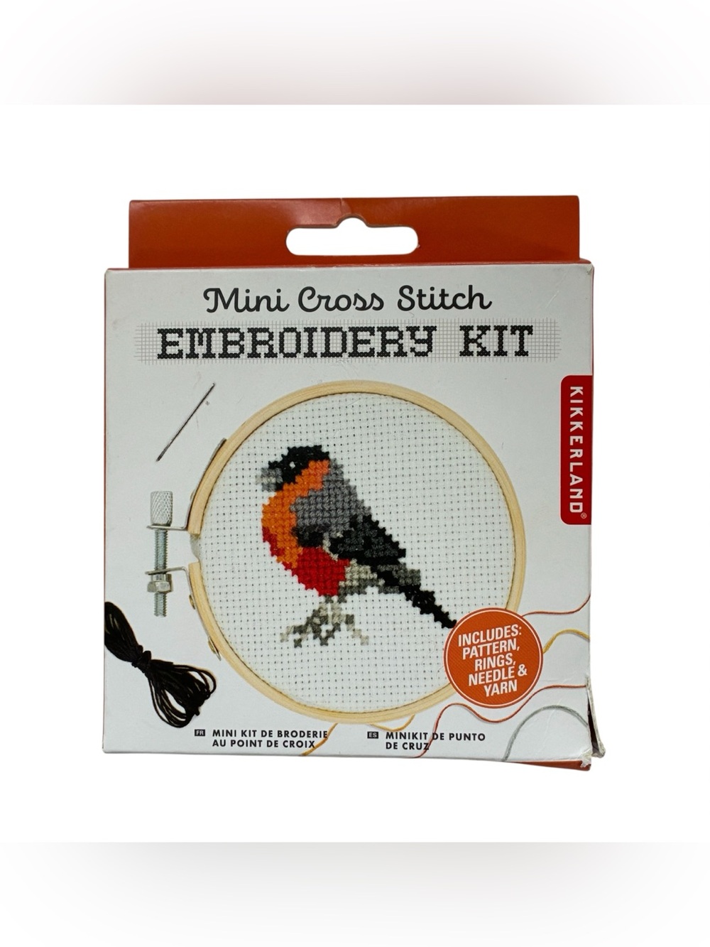 MINI BIRD CROSS STICH EMBROIDERY KIT KIKKERLAND